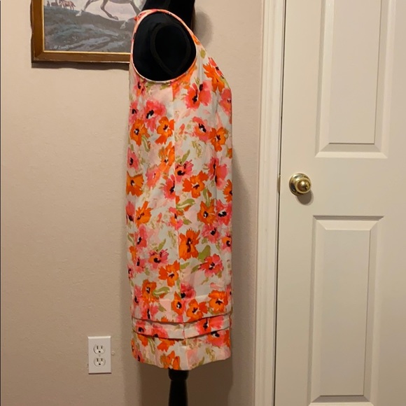 LOFT Sleeveless Floral Dress 2 - Picture 3 of 5